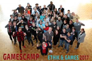 Gruppenfoto Gamescamp Ethik und Games 2017
