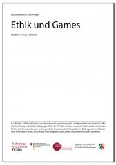 Deckblatt vom Abschlussbericht zum Projekt Ethik und Games -Spielraum-IMM-TH Köln